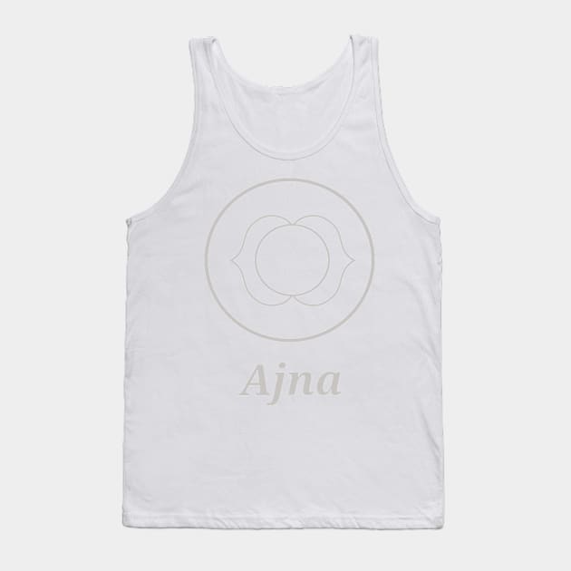 ArtStation66 - Yoga Chakra Design - Ajna - Third Eye Symbol Tank Top by ArtStation66